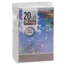 20 Πολύχρωμα Λαμπάκια LED Μπαταρίας (2m)